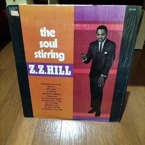 ソウル輸入中古盤レコード　ZZ Hill The Soul Stirring サザンソウル　シュリンク付き　