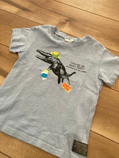 breeze 恐竜の夏休みTシャツ　100 モササウルス