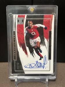 【希少 87枚限定】2021-22 Panini Impeccable Thierry Henry ティエリ・アンリ 直書きサイン AUTO Arsenal アーセナル