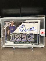 【希少 92枚限定】2021-22 Panini Impeccable Michael Owen マイケル・オーウェン 直書きサイン AUTO ニューキャッスル NEWCASTLE UNITED_画像1