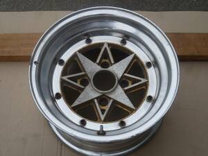 ●レア●旧車他　ワーク　スピリット　１４×７.５Ｊ　４穴　１１４．３　中古１本売り切り！