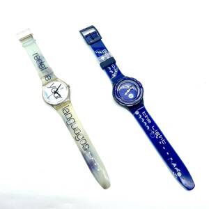 【1円スタート】稼働品 Swatch 限定品 FOLLOW the Light SDZ105 1999年/Redefine your languages GK227 1996年 スウォッチ まとめ セット