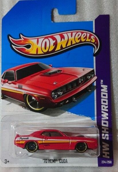 【匿名配送】ホットウィール ワイルドスピード プリムス バラクーダ 70 HEMI CUDA PLYMOUTH AAR 【送料込】