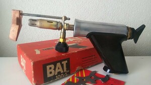  Germany made G/Barthel BAT 100-1 gasoline torch lamp gun grip blow torch half rice field kote solder attaching roasting trowel stove Vintage 