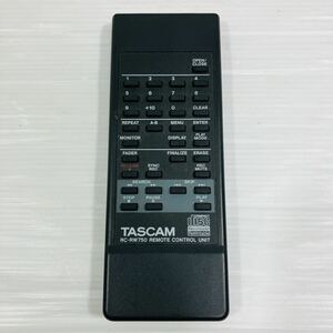 TASCAM タスカム CDレコーダー用 リモコン RC-RW750 CD-RW750用 動作確認済み 赤外線発光確認済み 