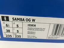 【送料無料】【新品 ※ラスト1点！】23.5cm ADIDAS WMNS SAMBA OG アディダス ウィメンズ サンバOG コアブラック/ワンダーホワイト IE5836_画像7