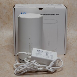 ＜解約済み 中古＞UQ WiMAX Speed Wi-Fi HOME L01(HWS31MWU)　元箱で送ります