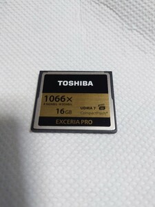 TOSHIBA 東芝 CFカード コンパクトフラッシュ CompactFlash 16GB EXCERIA PRO