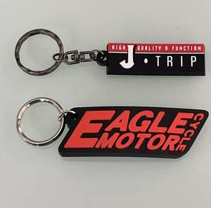 送料無料！ J・TRIP キーホルダー　EAGLE MOTOR CYCLE 新品・未使用品！ 2点セット