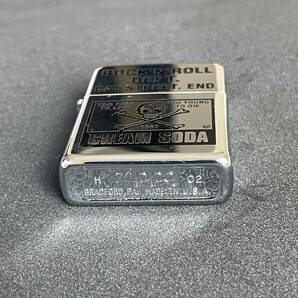 送料無料！  希少！ 当時物！ クリームソーダ CS 角ドクロ Zippo/ジッポー ロカビリー ロックンロール バイカーの画像5