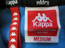 Kappa カッパ M パーカー プルオーバー フーディー 水色 ブルー (B65)_画像4