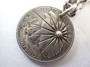 HALF DOLLAR ハーフダラー LIBFRTY アメリカン UNITED STATES OF AMERICA ペンダント ネックレス　925 シルバー アクセサリー