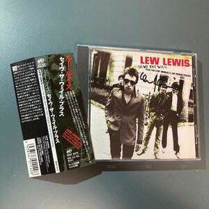 【帯付CD/サイン入】ルー・ルイス LEW LEWIS／セイヴ・ザ・ウェイルプラス MSIF-3979
