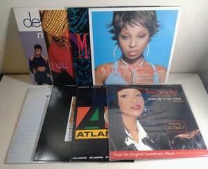 90s~ R&B レコード8枚セット Mary J Blide/Brandy/Destiny's Child/Erykah Badu featuring Common/ ブランディ エリカバドゥ 