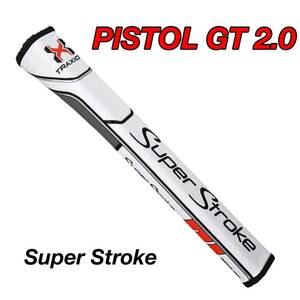 スーパーストローク パターグリップ PISTOL GT 2.0 ホワイト/レッド