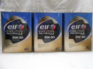 elf エルフ EVO FULL-TECH LLX 5W30　１２Ｌセット