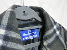  BURBERRY　　バーバリーブルーレーベル　　チェック柄　ウールコート サイズ　「３８」　　美品_画像6