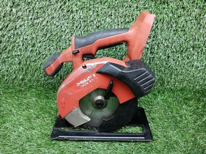 中古 HILTI ヒルティ 165mm 21.6V 充電式 金属ソー 丸ノコ 本体のみ SCM22-A