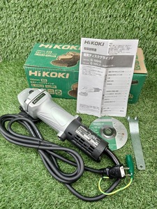 未使用品 HiKOKI ハイコーキ 100mm電気ディスクグラインダ G10SL5
