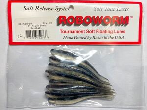 ★新品★ ROBOWORM ロボワーム Alive Shad アライブシャッド 3インチ 10本 32 検)シャッドインパクト シャッドシェイプ ドライブスティック