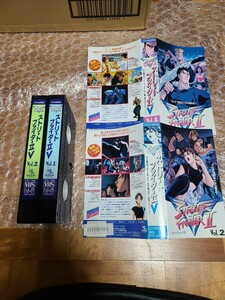 ストリートファイターIIV Vol.1 Vol.2 ビデオ VHS アニメ ストリートファイター 動作未確認