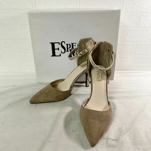 3869* ESPERANZA Esperanza shoes shoes pumps lady's casual shoes lady's 23 beige box attaching 