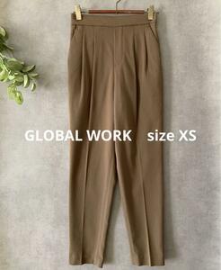 GLOBAL WORK パンツ 茶色 ブラウン 秋冬