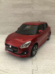 1/18 スズキ SUZUKI 新型スイフト SWIFT カラーサンプル ミニカー 非売品 バーニングレッドパールメタリック