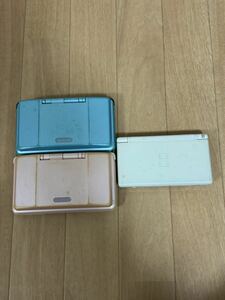 ニンテンドー DS/DSLite 本体★3台まとめ★携帯ゲーム機 Nintendo 中古 現状品 ジャンク パーツ取りに