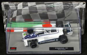 〇50　BRABHAM BT49　ブラバム BT49　ネルソン・ピケ　1981　F1マシンコレクション　1/43　デアゴスティーニ 模型のみ　ブリスター未開封