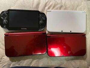 New3DSLL 3台　PSVITA1台　本体　ジャンク品