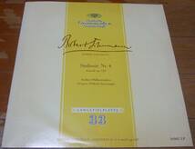 10インチLP フルトヴェングラー シューマン:交響曲第４番　独グラモフォン盤 LP16063　重量盤 フラット盤_画像1