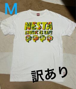 【GWセール】【訳あり】【詳細お読みください】NESTA ネスタ　半袖　白　Tシャツ