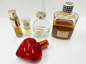 【セット】中古品 ミニ香水 5本セット Dior エンジェルハート ゲラン エスティローダー ニナリッチ まとめ売り