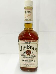 JIM BEAM ジムビーム バーボンウイスキー ホワイトラベル 750ml 43% 未開栓