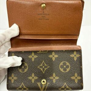 LOUIS VUITTON ルイヴィトン モノグラム ポルト モネ ビエ トレゾール 二つ折り財布 RA0927 ※ファスナー引手なしの画像4