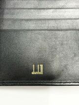 dunhill ダンヒル 二つ折り財布 財布 ウォレット 札入 カード入 ブラック _画像4