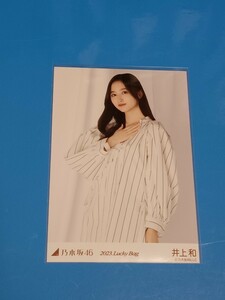 乃木坂46　Lucky　bag 2023福袋 生写真　カレンダー衣装　井上和　チュウ