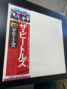 1976年 国内盤 ビートルズ Beatles 2枚組LPレコード ザ・ビートルズ（ホワイトアルバム）/帯付き美盤