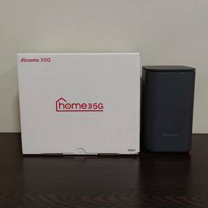 ドコモ home 5G HR01 docomo ホームルーター ダークグレイ 美品