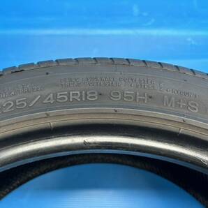 ☆個人宅可☆N12◆ナンカン NANKANG AS-1 225/45R18 2本 2020年製造 6分山位 点検済の画像6