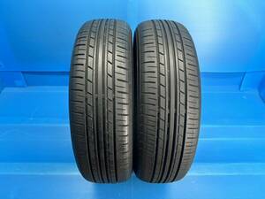 ☆個人宅可☆Y25◆ヨコハマ エコス YH ECOS ES31 155/65R14 2本 2019年製造 7分山位 点検済