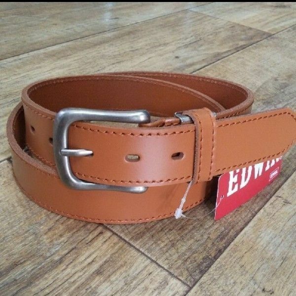 新品 本革ステッチ EDWINベルト 