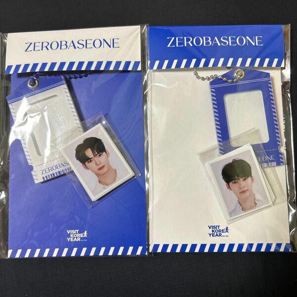 新品未開封 ZEROBASEONE MINI PHOTO HOLDER SET WHITE BLUE セット販売 ゼベワン ZB1