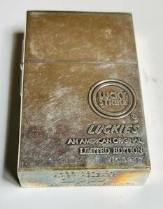 ZIPPO 1998年製　ジッポ　1933レプリカFIRST RELEASEモデル/ LUCKY STRIKE限定品No.0217/中古品