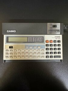 CASIO　ポケットコンピュータ　PB-100　カセットインターフェイス付き　FA-3
