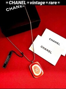 [ превосходный товар ]CHANEL vintage pendant[ редкий товар ][ редкость ] Chanel Vintage розовый колье 