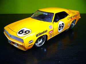 1/24 Jado Toys　1969 CHEVY CAMARO　ドラック マシーン　ダイキャスト　各部開閉　深リム ワイドタイヤ　箱・ケース無し　美品