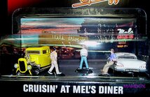 222-05 アメリカングラフィティ CRUISIN AT MELS DINER ジオラマセット_画像2