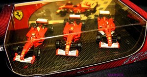 【Ma】マテル☆1/43 フェラーリ F1 F2000 F2001 F2002 3台セット